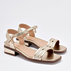 Sandalia para Mujer marca Celex Oro cod. 140315