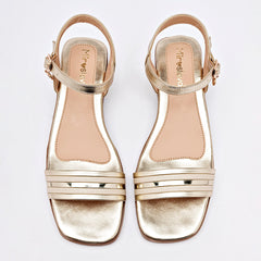 Sandalia para Mujer marca Celex Oro cod. 140315