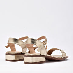 Sandalia para Mujer marca Celex Oro cod. 140315