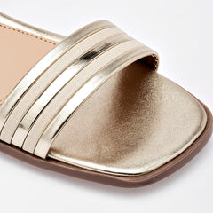 Sandalia para Mujer marca Celex Oro cod. 140315