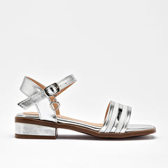 Sandalia para Niña marca Celex Plata cod. 140316
