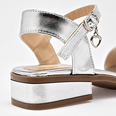 Sandalia para Mujer marca Celex Plata cod. 140316