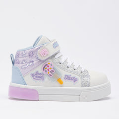 Tenis para Preescolar niña marca Celex Blanco cod. 140320