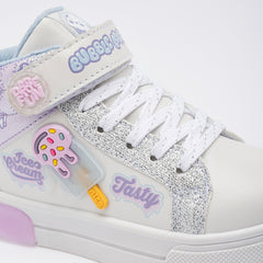 Tenis para Preescolar niña marca Celex Blanco cod. 140320