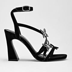 Zapatilla abierta para Mujer marca Clasben Negro cod. 140330