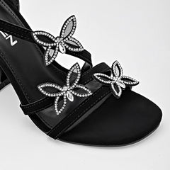 Zapatilla abierta para Mujer marca Clasben Negro cod. 140330