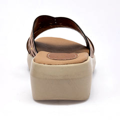Sandalia Plataforma para Mujer marca Cruz Shoes Camel cod. 140367