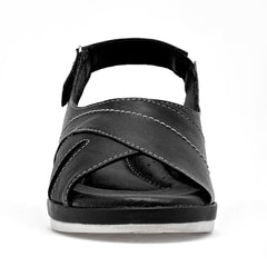 Sandalia confort para Mujer marca Cruz Shoes Negro cod. 140368