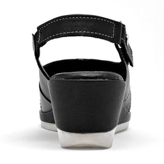 Sandalia confort para Mujer marca Cruz Shoes Negro cod. 140368