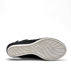 Sandalia confort para Mujer marca Cruz Shoes Negro cod. 140368