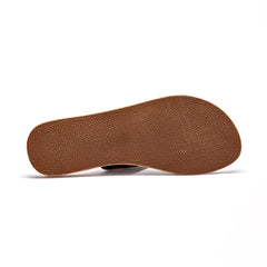 Sandalia artesanal piel para Mujer marca Mora Tierra Negro cod. 140452