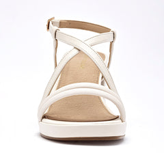 Zapatilla abierta para Mujer marca Lady Paulina Marfil cod. 140513