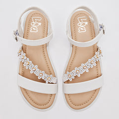 Sandalia para Niña marca Lia Blanco cod. 140527
