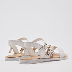 Sandalia para Niña marca Lia Blanco cod. 140527