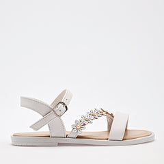 Sandalia para Niña marca Lia Blanco cod. 140527