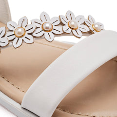 Sandalia para Niña marca Lia Blanco cod. 140527