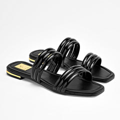 Sandalia piso para Mujer marca Moramora Negro cod. 140578