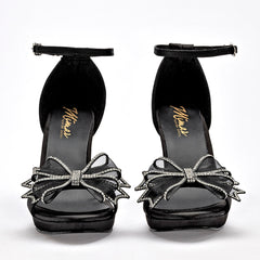 Zapatilla abierta para Mujer marca Mimar Negro cod. 140616