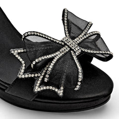 Zapatilla abierta para Mujer marca Mimar Negro cod. 140616
