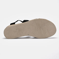 Sandalia cuña para Mujer marca Moramora Negro cod. 140682