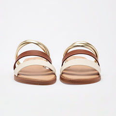 Sandalia piso para Mujer marca Moramora Beige cod. 140713