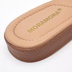 Sandalia piso para Mujer marca Moramora Beige cod. 140713
