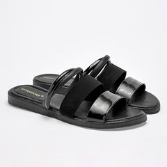 Sandalia piso para Mujer marca Moramora Negro cod. 140714