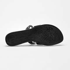 Sandalia piso para Mujer marca Moramora Negro cod. 140714