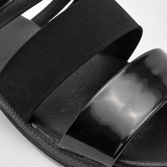 Sandalia piso para Mujer marca Moramora Negro cod. 140714