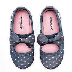 Tenis flat para Preescolar niña marca Moramora Azul Marino cod. 140742
