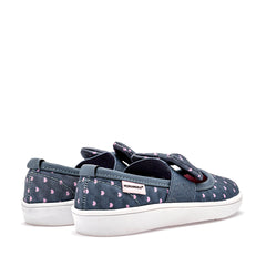 Tenis flat para Preescolar niña marca Moramora Azul Marino cod. 140742