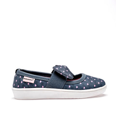 Tenis flat para Preescolar niña marca Moramora Azul Marino cod. 140742