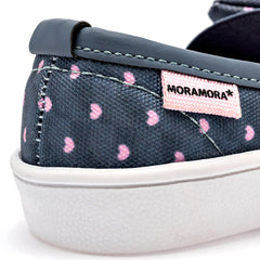 Tenis flat para Preescolar niña marca Moramora Azul Marino cod. 140742