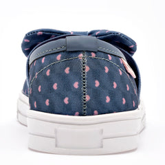Tenis flat para Niña marca Moramora Azul Marino cod. 140742