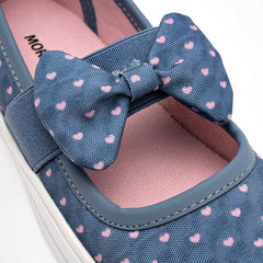 Tenis flat para Niña marca Moramora Azul Marino cod. 140742