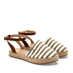 Alpargata Plataforma para Mujer marca Moramora Beige cod. 140809