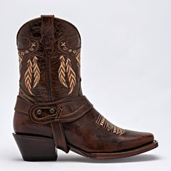 Bota Tacón para Mujer marca Trankas Boots Café cod. 140831
