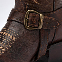 Bota Tacón para Mujer marca Trankas Boots Café cod. 140831