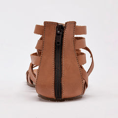 Sandalia artesanal piel para Mujer marca Mora Tierra Camel cod. 140915