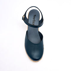 Alpargata Plataforma para Mujer marca Topflex Azul Marino cod. 140934