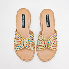 Sandalia piso para Mujer marca Been Class Beige cod. 141126