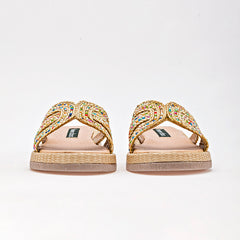 Sandalia piso para Mujer marca Been Class Beige cod. 141126
