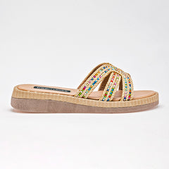 Sandalia piso para Mujer marca Been Class Beige cod. 141126