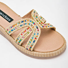Sandalia piso para Mujer marca Been Class Beige cod. 141126