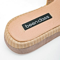 Sandalia piso para Mujer marca Been Class Beige cod. 141126