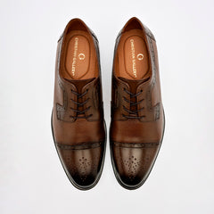 Zapato vestir piel para Hombre marca Christian Gallery Café cod. 141168