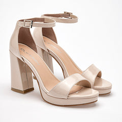 Zapatilla abierta para Mujer marca Clasben Nude cod. 141188