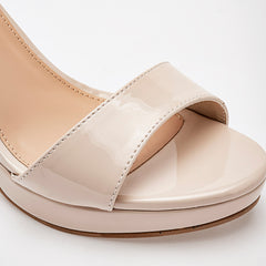 Zapatilla abierta para Mujer marca Clasben Nude cod. 141188