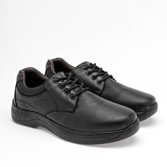 Zapato de seguridad de piel  para Hombre marca Fortal Negro cod. 141237