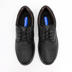 Zapato de seguridad de piel  para Hombre marca Fortal Negro cod. 141237
